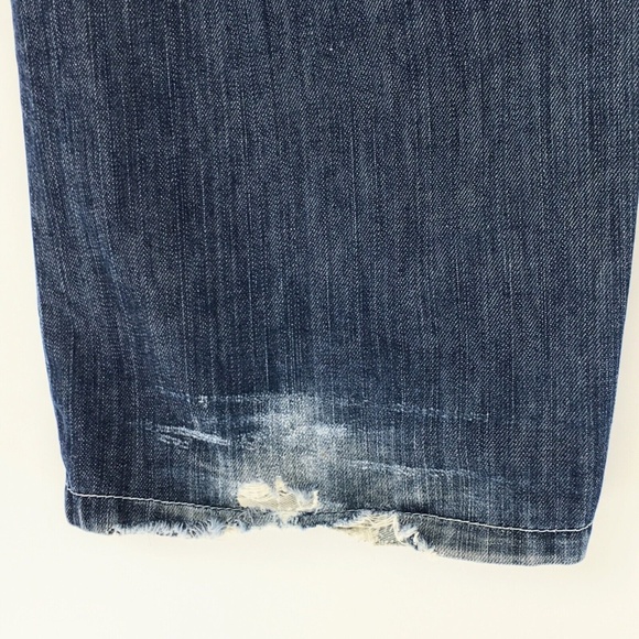 Levis Mens 569 Loose Straight Denim Jeans Blue Baggy Button Flap Pockets 40 x 32 - Picture 15 of 16